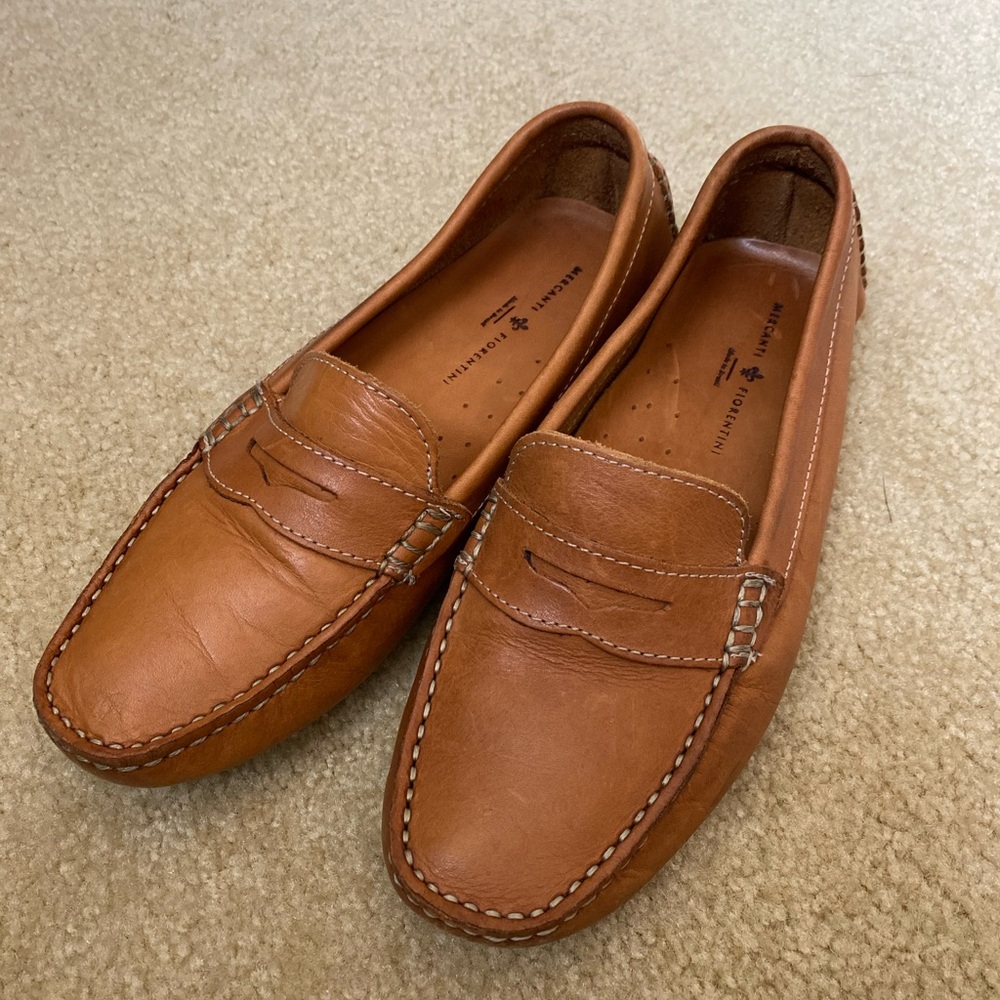 Mercanti Fiorentini Women's Brown Leather Loafers